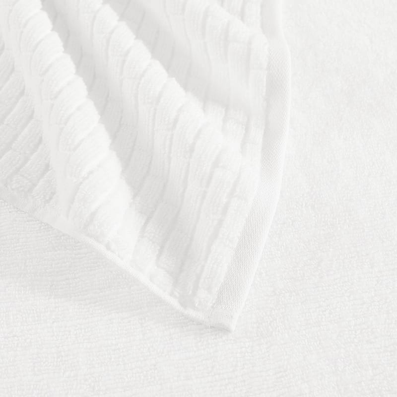 Tommy Hilfiger Brick Texture Solid Cotton 6 Piece Towel Set - 6 Piece