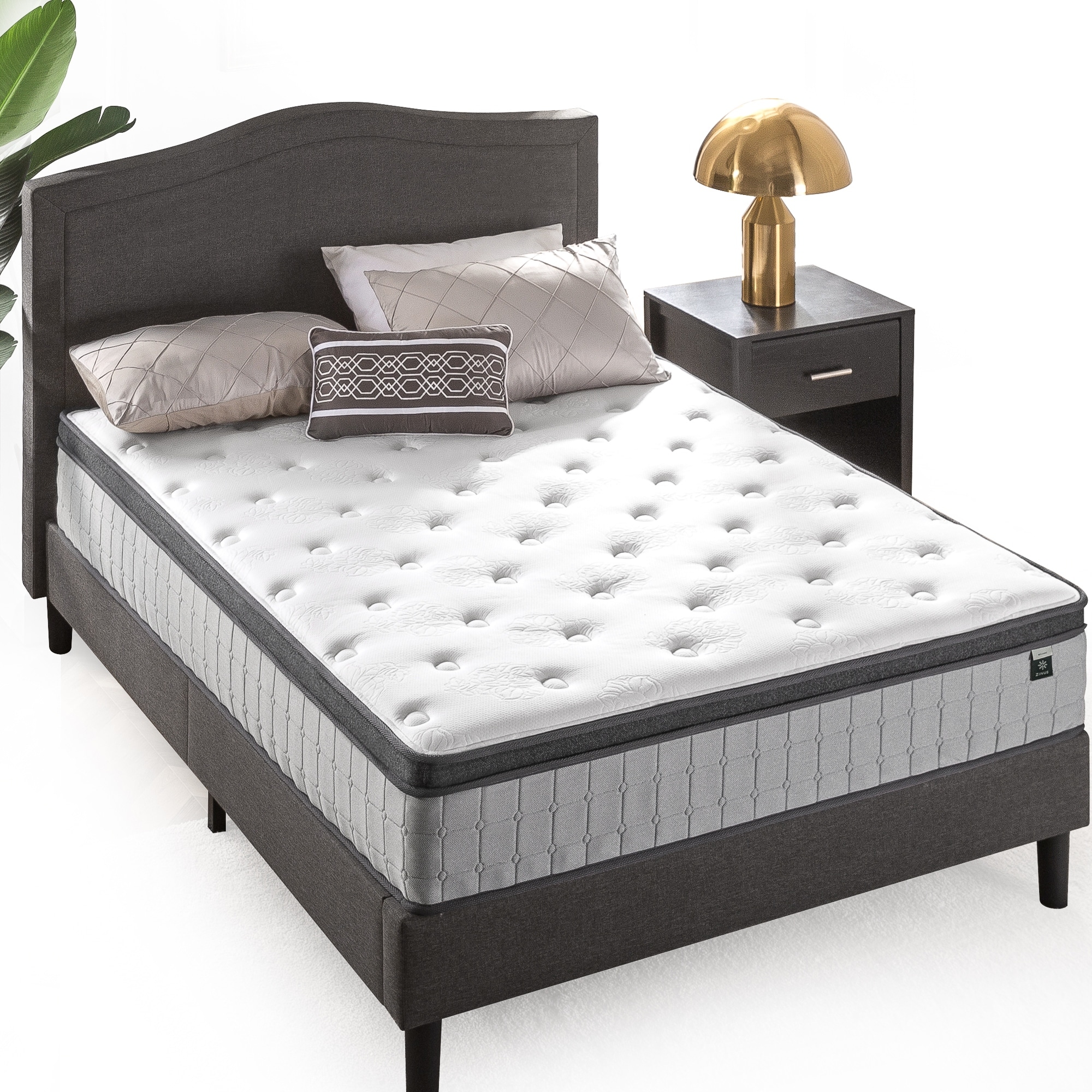 Priage by ZINUS 12 Inch Comfort Support Cooling Gel Hybrid Mattress