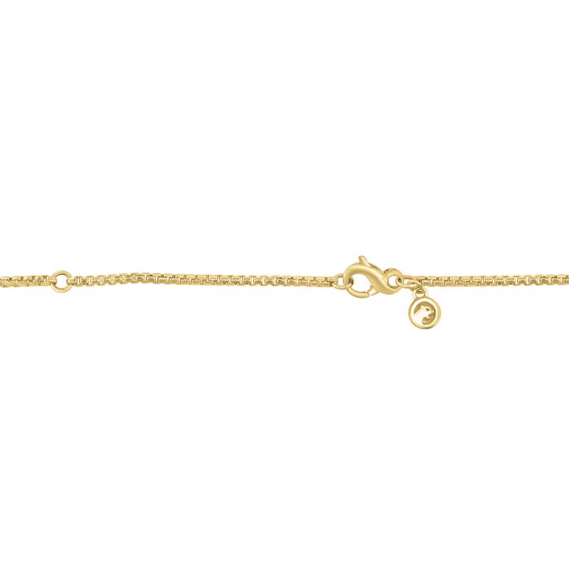 EFFY Men's Gold-Plated 925 Sterling Silver Black Spinel Cross Pendant Necklace