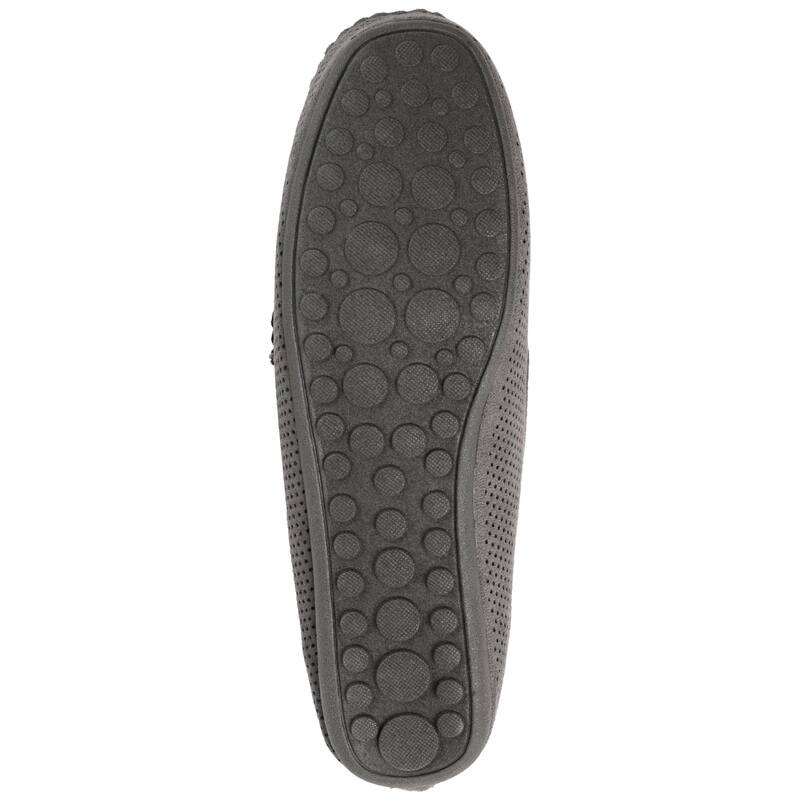 Journee Collection Women's Halsey Comfort Insole Slip On Round Toe Loafer Flats - Medium - Grey - 6.5