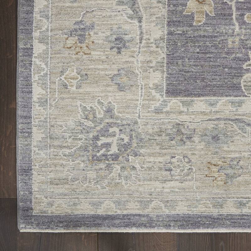 Power Loomed Floral Traditional Durable Area Rug - 71' X '47' X '0.5