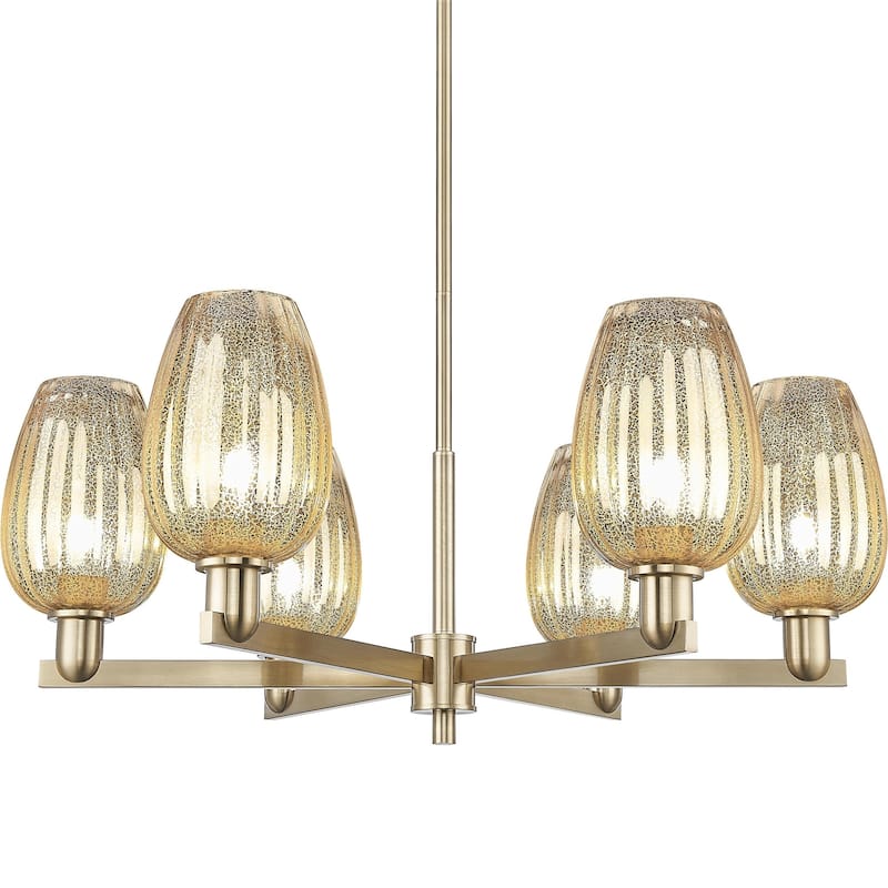 Innovations Lighting 716-6CR-14-24 Preston Chandelier Flute Preston 6