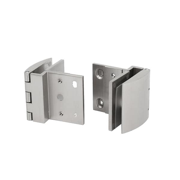 Shop 5mm 8mm Thick Wall Mounted Glass Holders Cabinet Door Hinges