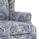Upholstered Nailhead Trim Armchair Wingback Accent Chairs Set of 2