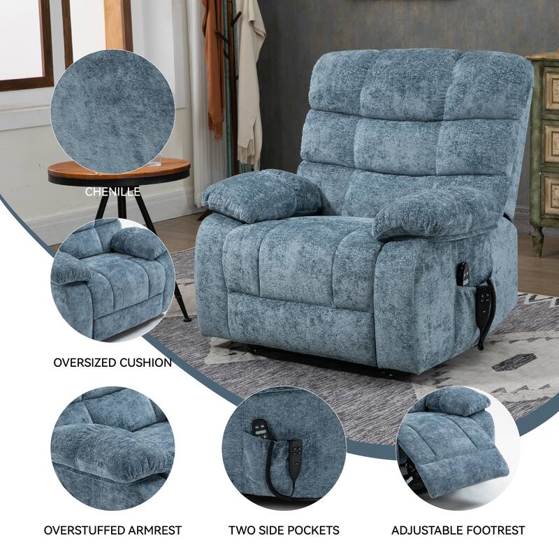 Medium Lift Recliner Chair with Power-Remote