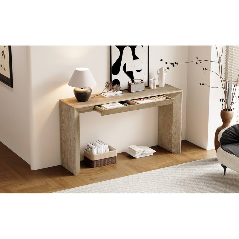 Console Table with 2 Concealed Drawersrs