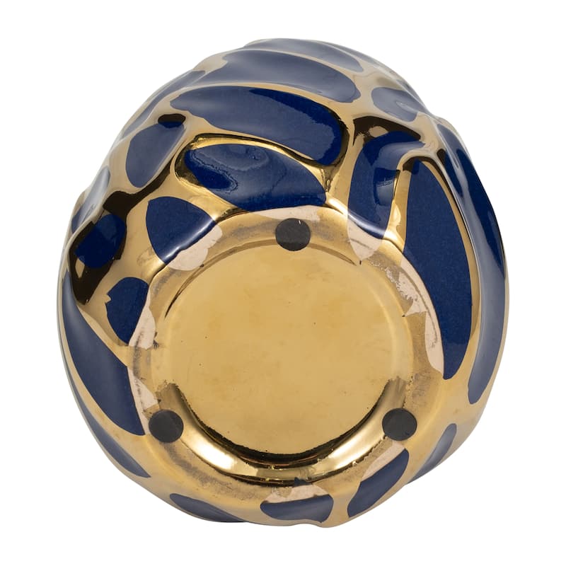 Sagebrook Home Leaf Ceramic Accent Vase