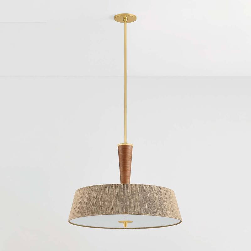 Hudson Valley Lighting CB9530 George 3 Light 30" Wide Pendant with