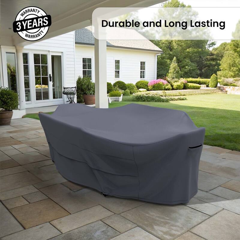 Lacoo Rectangular Outdoor Dining Set Cover - 33.1 x 102 x 45