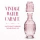 preview thumbnail 38 of 41, Vintage 2 Pc Carafe Set