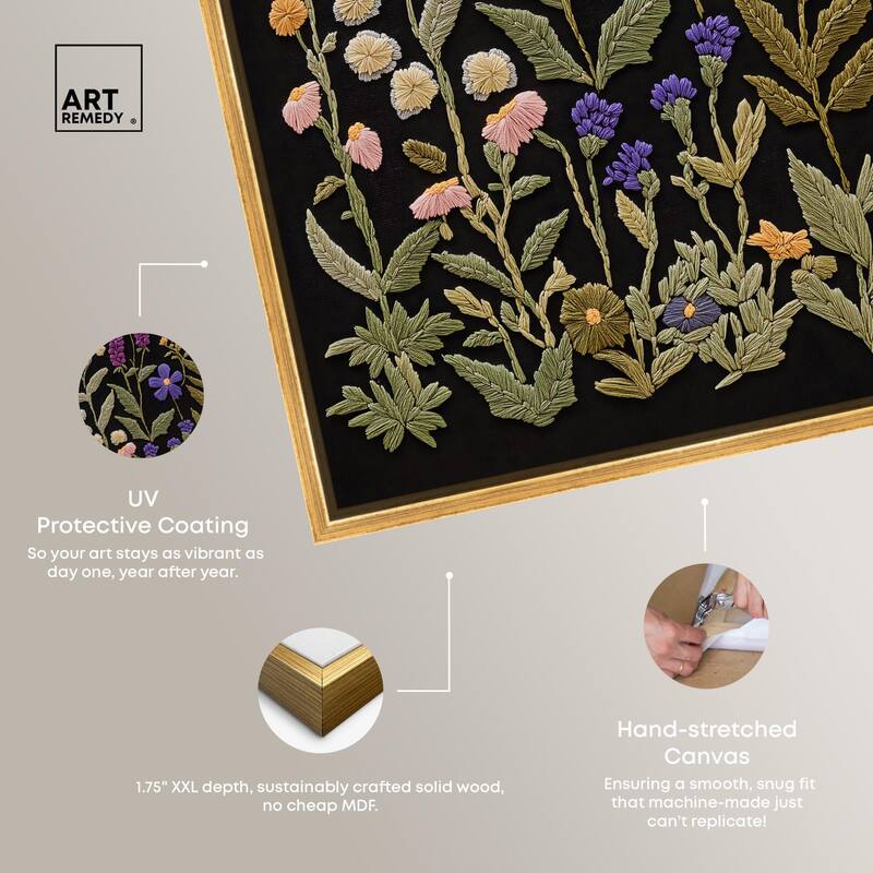 Fiber Flora on Fathomless Canvas by Art Remedy