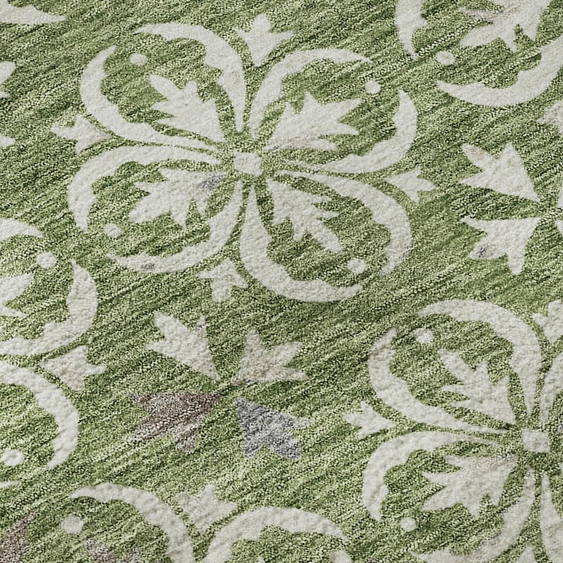 Premium Washable Super Soft Transitional Medallions Mayfield Rug