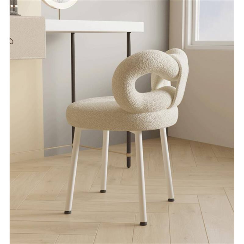 Fashion Art Leisure Chair Ergonomic Design with High-Density Foam Cushion.