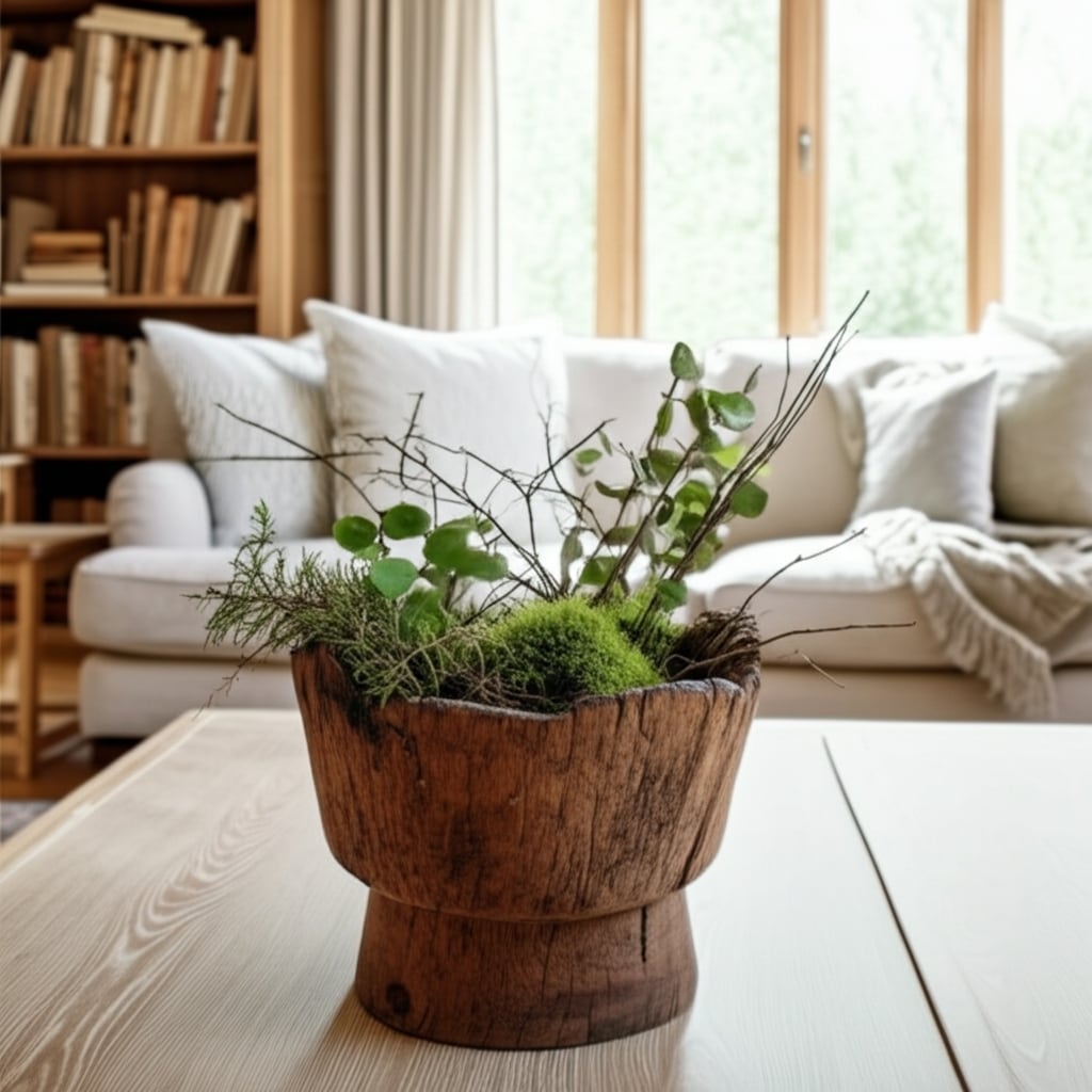 Decorative Reclaimed Wooden Bowl - 12", Brown - 14.0"