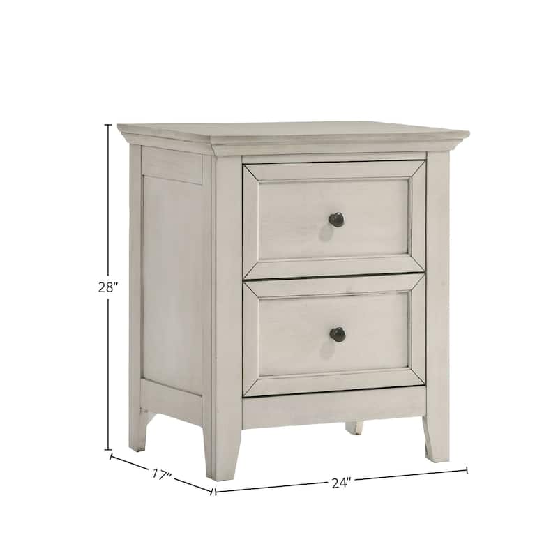 San Mateo 2-Drawer Youth Nightstand