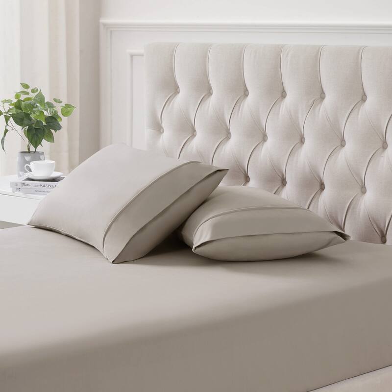 1500 Supreme Collection Microfiber Flannel Pillowcase 4 Pack