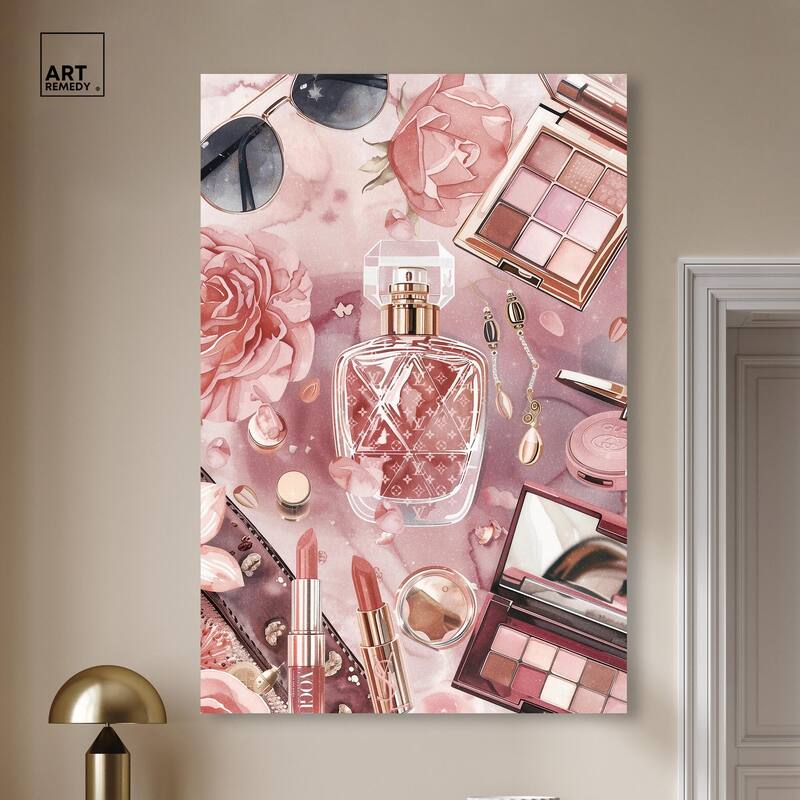 Glam Sparkle Lay Out II Canvas by Art Remedy, Gallery Wrapped