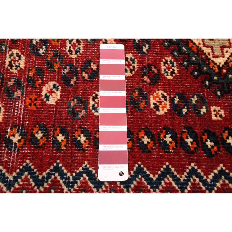 ECARPETGALLERY Hand-knotted Konya Anatolian Red Wool Rug - 5'1 x 9'9