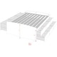 preview thumbnail 5 of 5, Prepac Tall Queen Captain's Platform Storage Bed with 12 Drawers