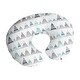 preview thumbnail 1 of 4, Watercolor Mountains Collection Nursing Breastfeeding Pillow Cover Case (Pillow Not Included) - Navy Blue Aqua and Grey Aztec
