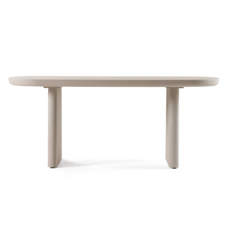 Modrest Evermore Modern Grey Faux Cement Coffee Table