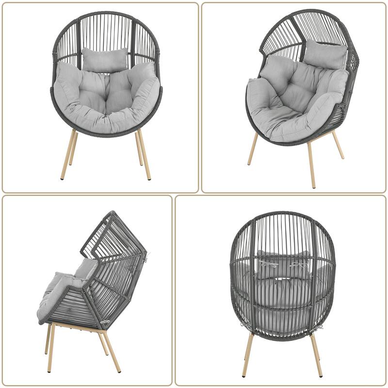 Outdoor Egg Chair with Cushion Oversized Egg Chair On Sale Bed Bath