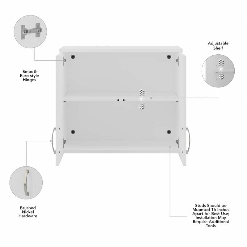 Universal Laundry Room Wall Cabinet by Bush Business Furniture