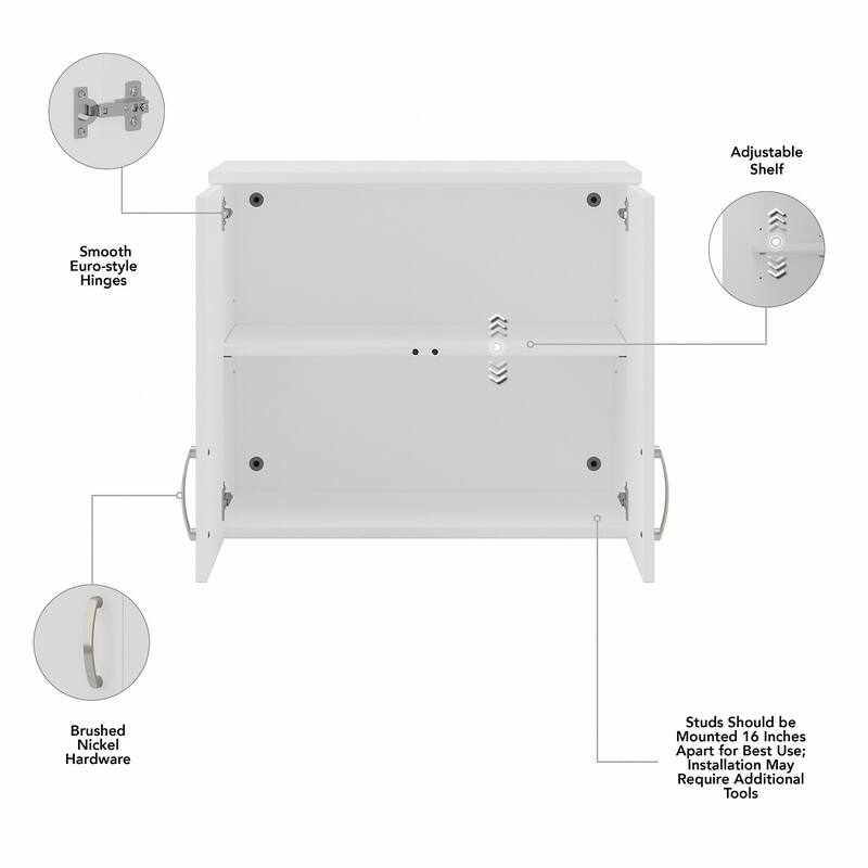 Universal Wall Cabinet with Doors by Bush Business Furniture