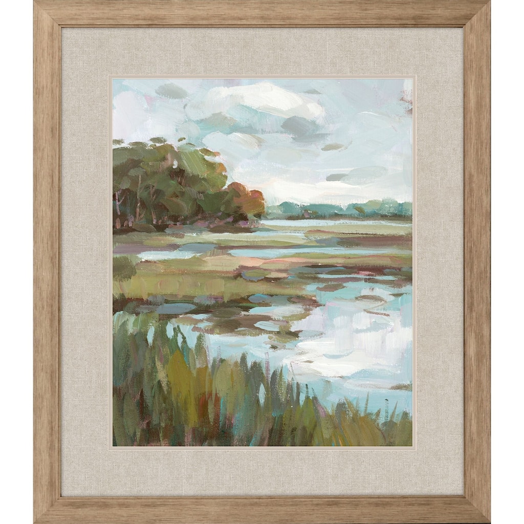 Riverside View I Framed Art Giclee Under Glass