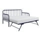 preview thumbnail 2 of 4, Fremont & Park Eury Open Frame Metal Daybed with Lift-Up Trundle