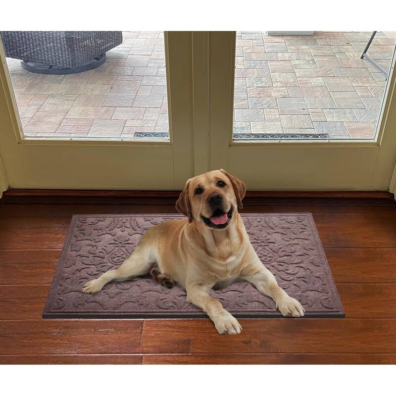 A1HC New All Weather Superior Dirt and Moisture Absorbing Polypropylene Door Mat with Non-Slip Backing for Inside Outside Use