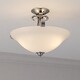 preview thumbnail 9 of 7, Vaxcel Lighting C0310 3 Light 17" Wide Flush Mount Bowl Ceiling