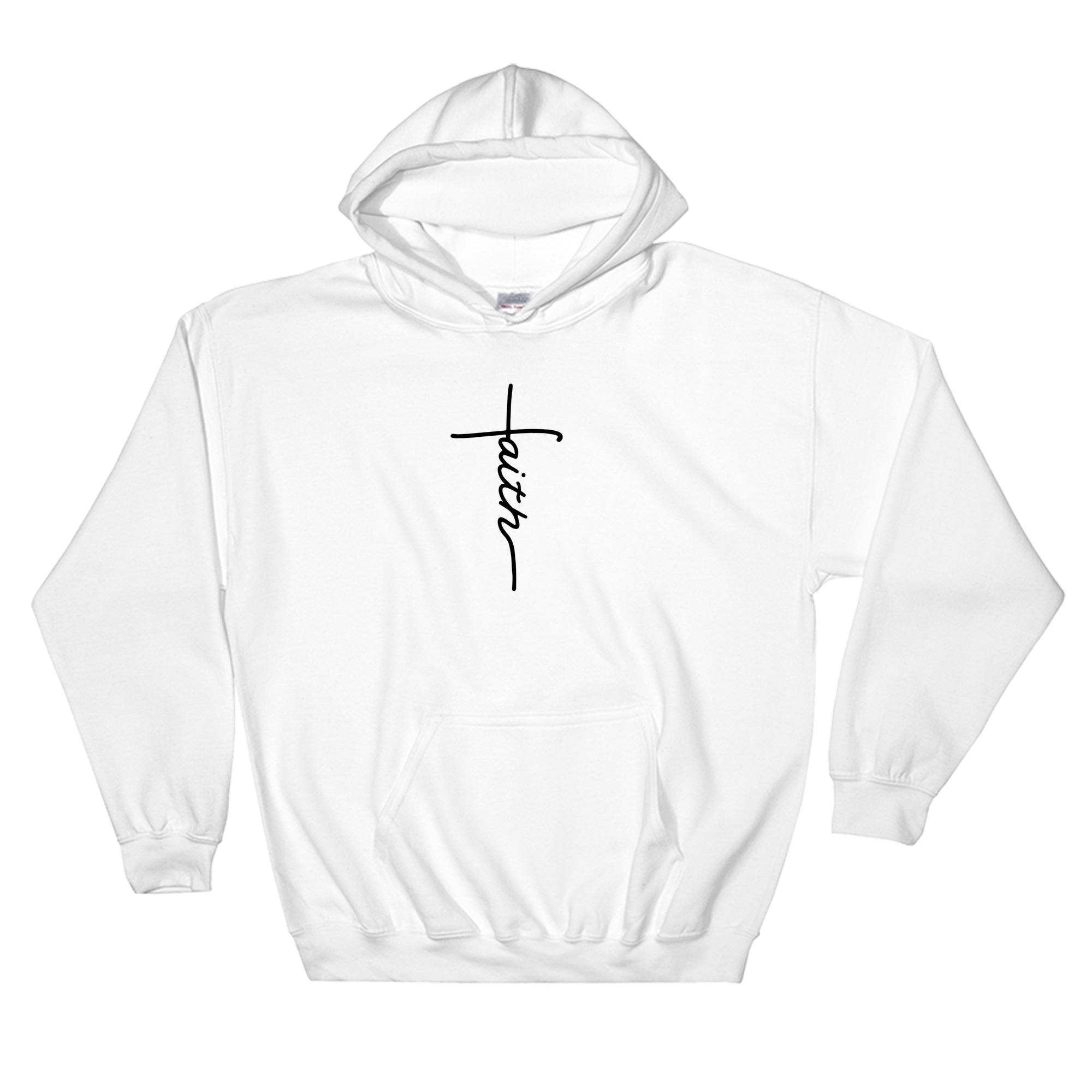 faith cross hoodie