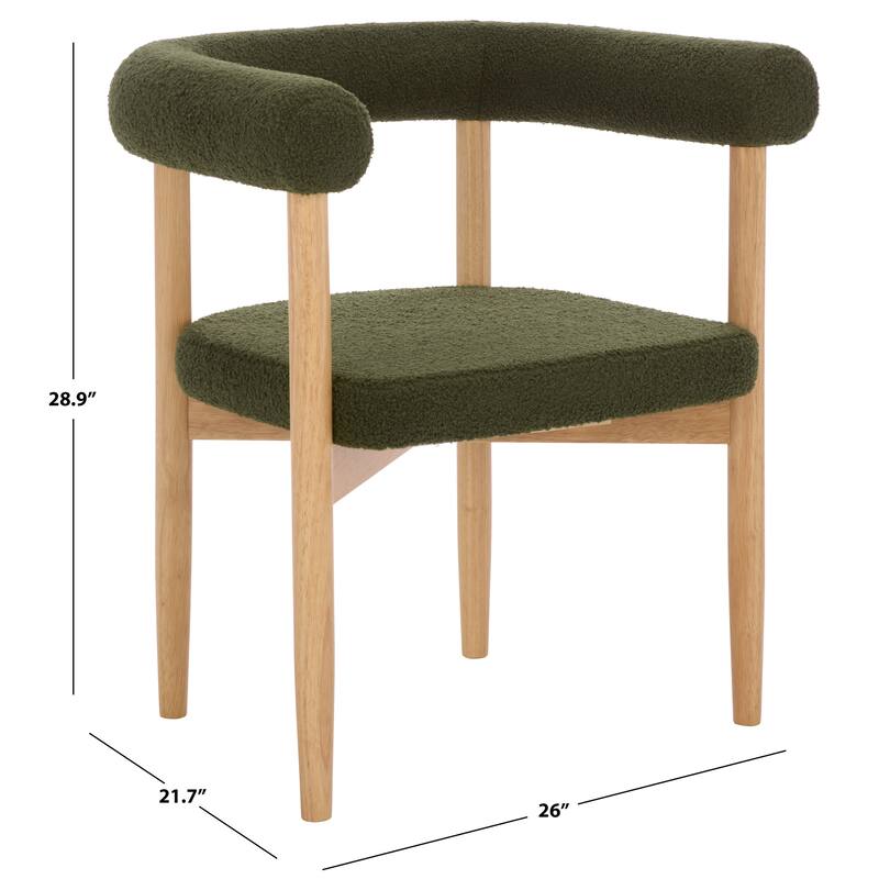 SAFAVIEH HOME Tomio Dining Chair - 26"W x 22"D x 29"H