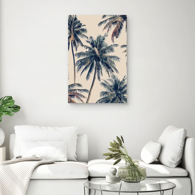 Vintage Palms by Belle Maison Canvas Art Print