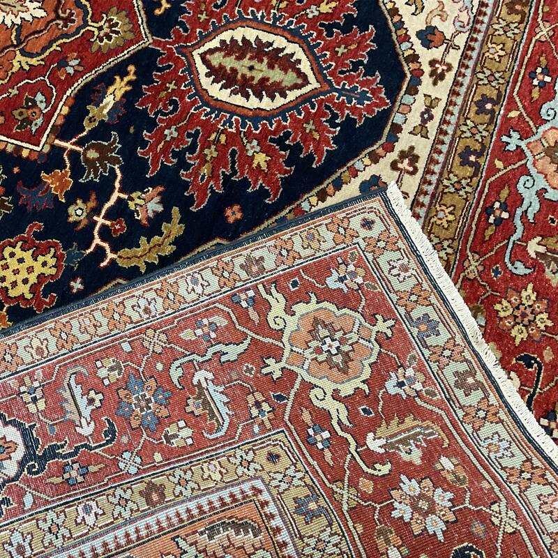 HERAT ORIENTAL Hand-knotted Indo 8' x 10' Serapi Wool Rug - 8' x 10'
