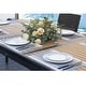 preview thumbnail 3 of 18, Heck 9 Pieces Retractable Teak Outdoor Dining Sets, Grade A Teak, Aluminum Frame, 8 Seaters by HIGOLD