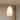 VAXCEL Milano 1-Light 4.75 in. Wide Bell Mini Pendant, White Alabaster Glass Shade, Adj Height Hanging Ceiling Fixture