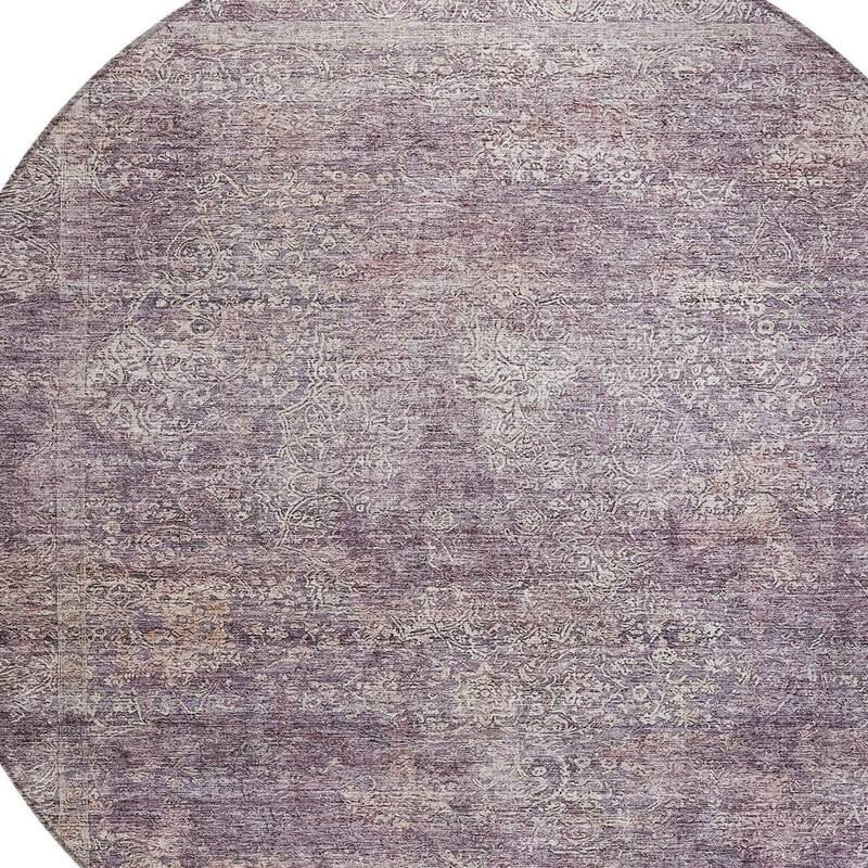 HomeRoots Floral Traditional Rectangle Outdoor Rug