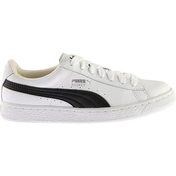 puma basket classic lfs white black