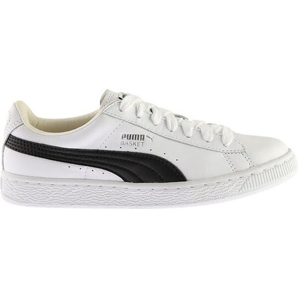 puma basket classic white sneakers womens