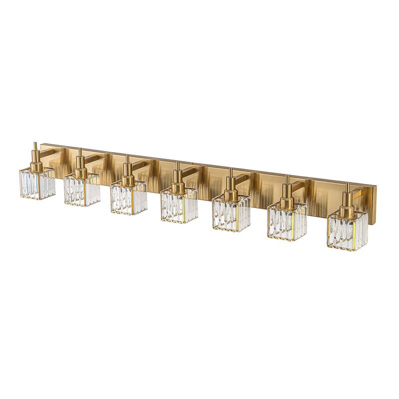 2/3/4-Light Modern Bathroom Crystal Vanity Light Wall Sconces
