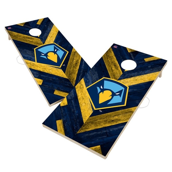 slide 2 of 6, Point University Skyhawks Cornhole Board Set 16 Years and Up