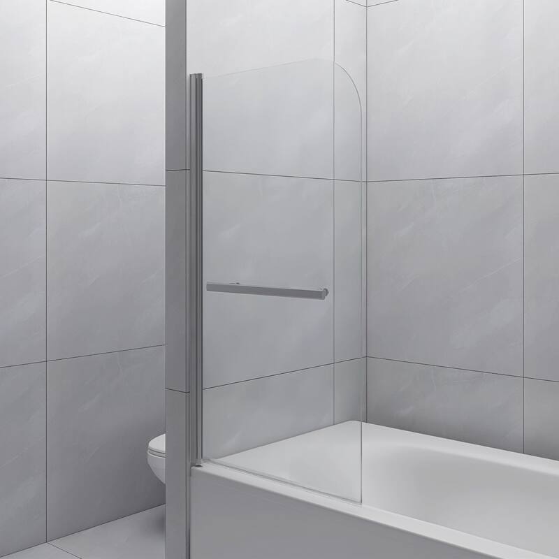 31" x 55" Frameless Pivot Tub Door - 31" x 55"