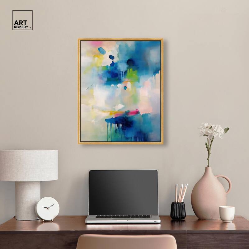 Prismatic Weeps Color I Canvas by Art Remedy