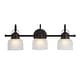 preview thumbnail 94 of 113, Shirley Metal/Glass LED Vanity Light, by JONATHAN Y