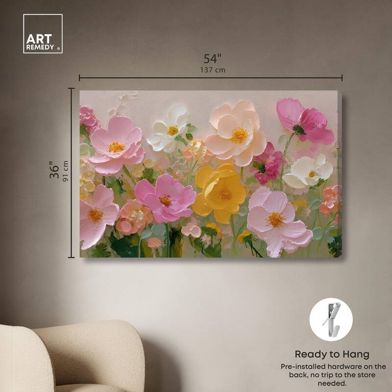 Expressed in Petals II Canvas by Art Remedy, Gallery Wrapped