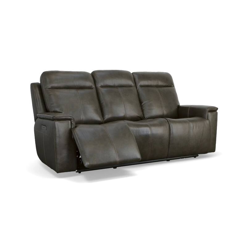 Odell Power Reclining Sofa with Power Headrests & Lumbar by Flexsteel
