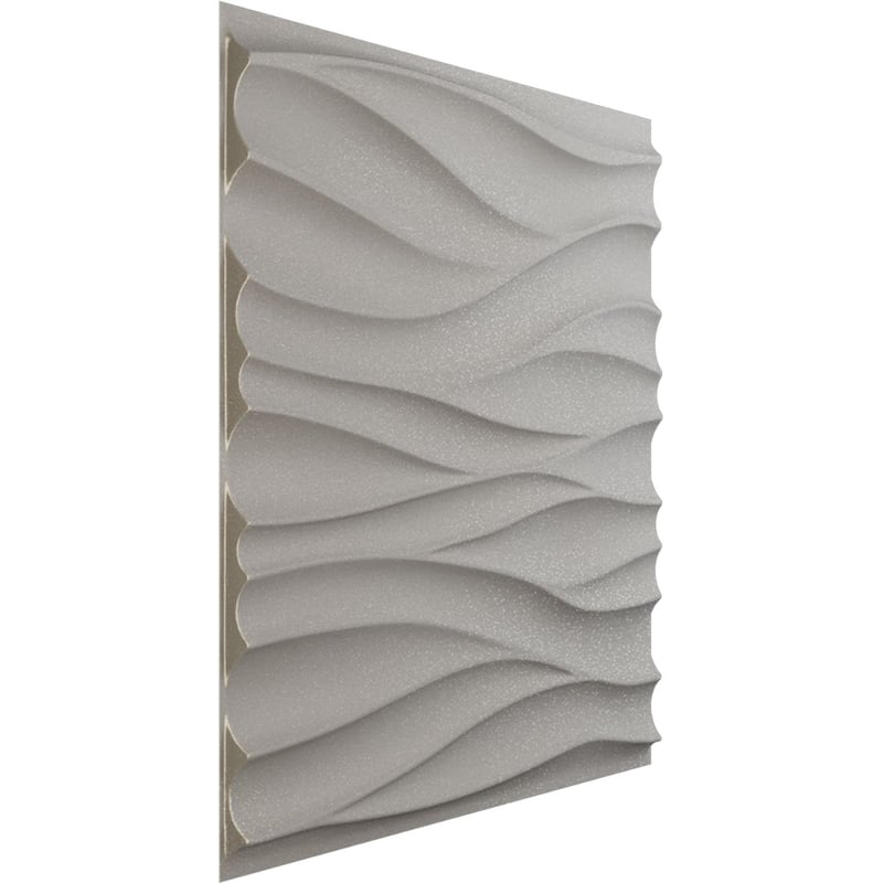 19 5/8"W x 19 5/8"H Ripple EnduraWall Decorative 3D Wall Panel