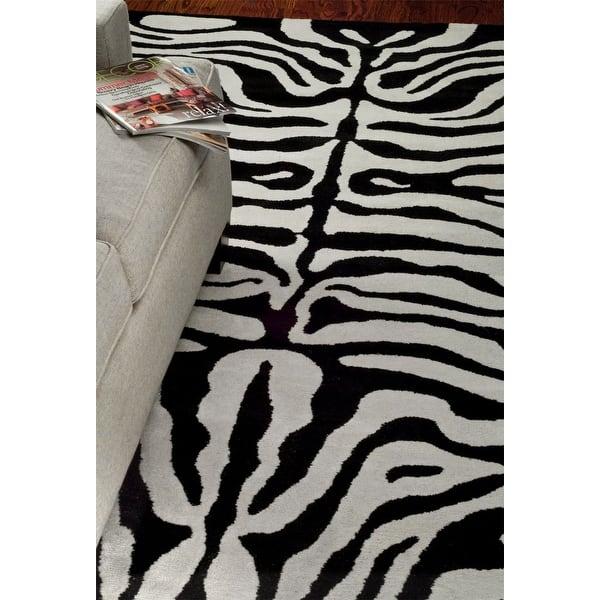 slide 2 of 13, SAFAVIEH Handmade Soho Melie Zebra Pattern New Zealand Wool Area Rug